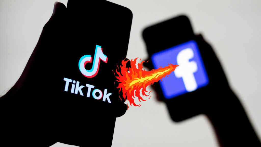 What impact does Meta have on US politicians in their fight against Tiktok?